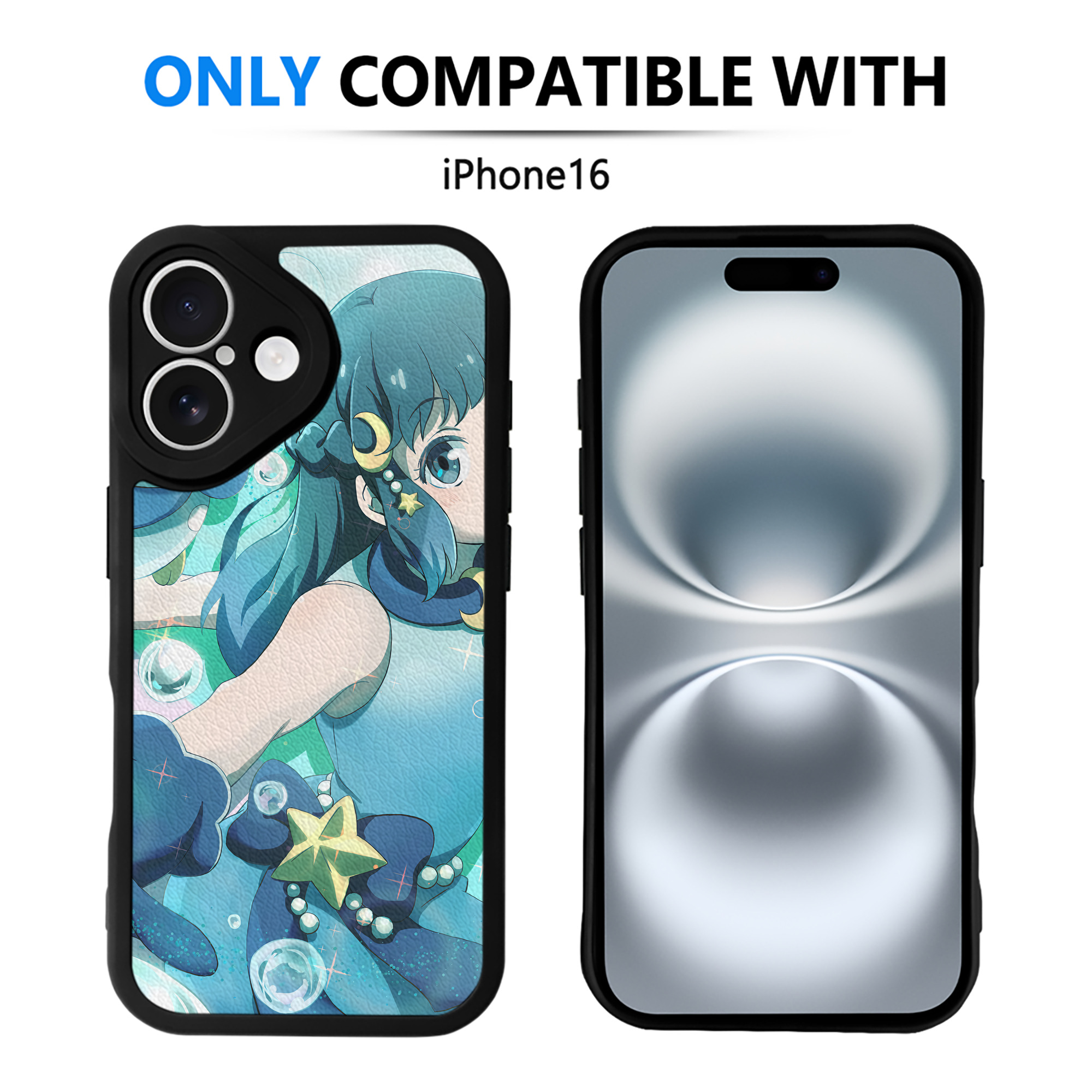 （画像用） ポケットモンスター Pokémon 【iPhone 16シリーズ対応】シリコンスマホケース（レザー調） 材質：シリコン